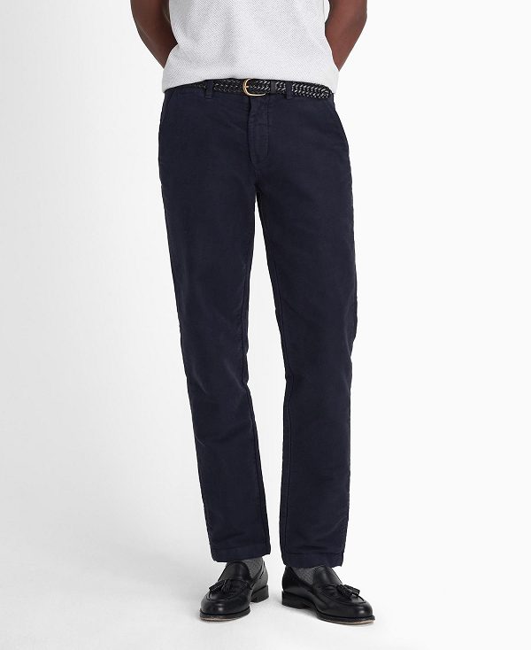 Barbour Moleskin Tailored Trousers Mørkeblå | BABO88802