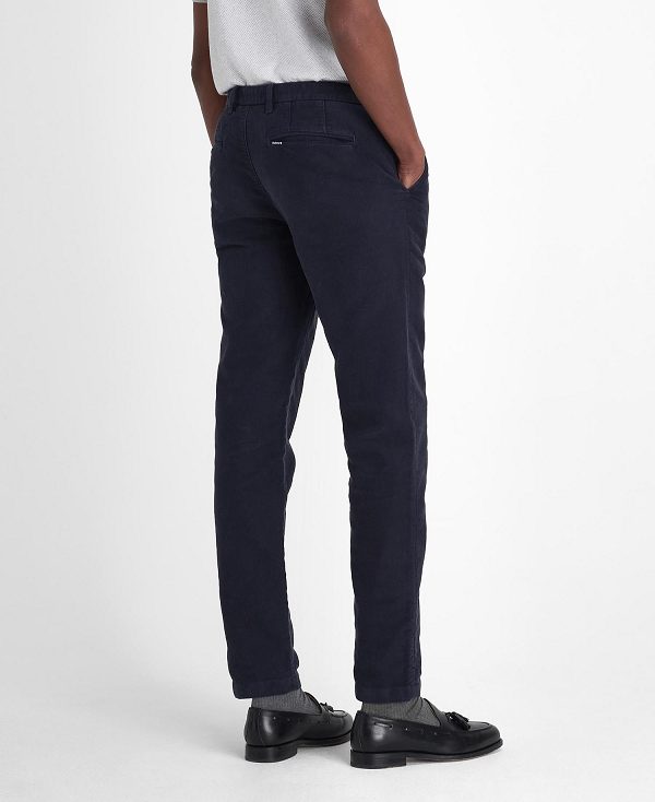 Barbour Moleskin Tailored Trousers Mørkeblå | BABO88802