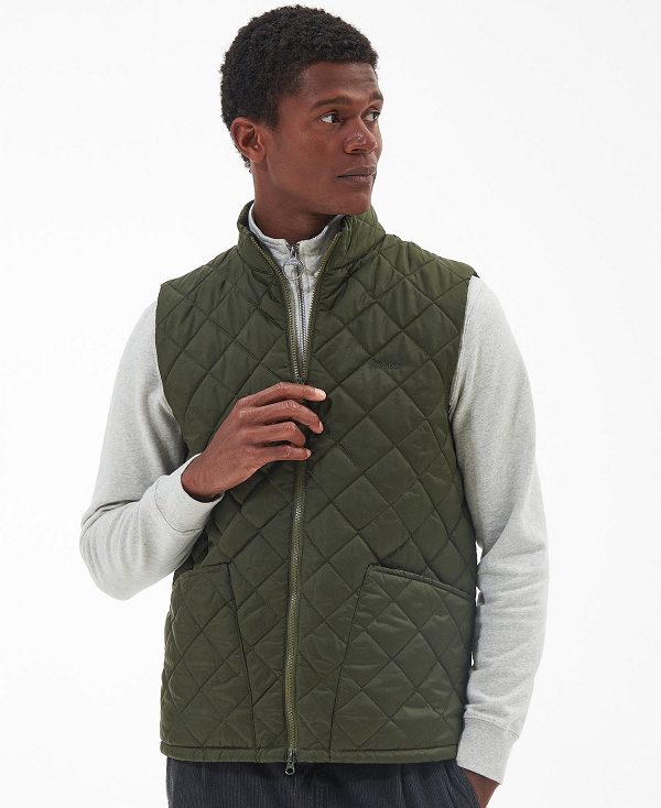 Barbour Monty Gilet Olivengrøn | BABO87520