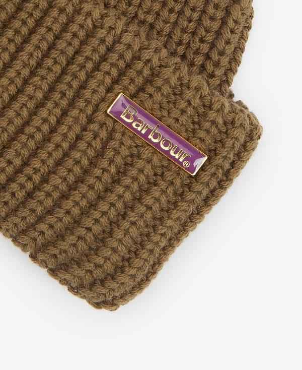 Barbour Mosely Fisherman Beanie Grøn | BABO89049