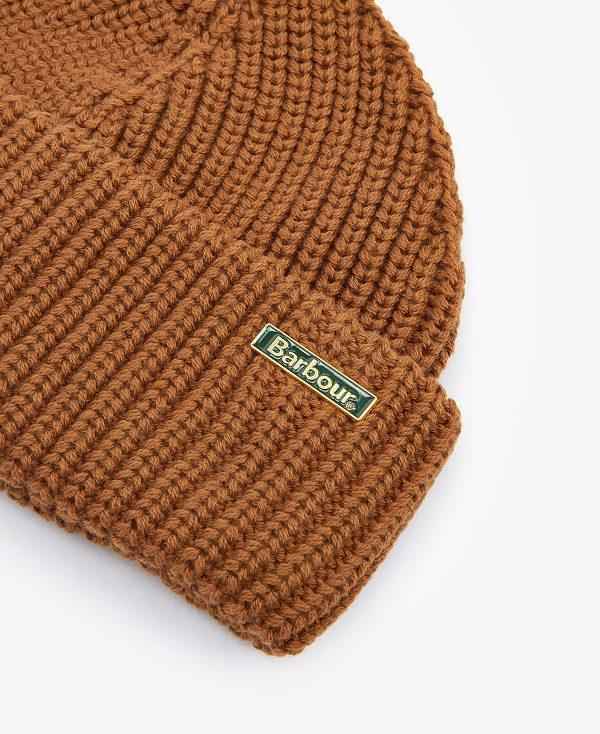 Barbour Mosely Fisherman Beanie Orange | BABO89050