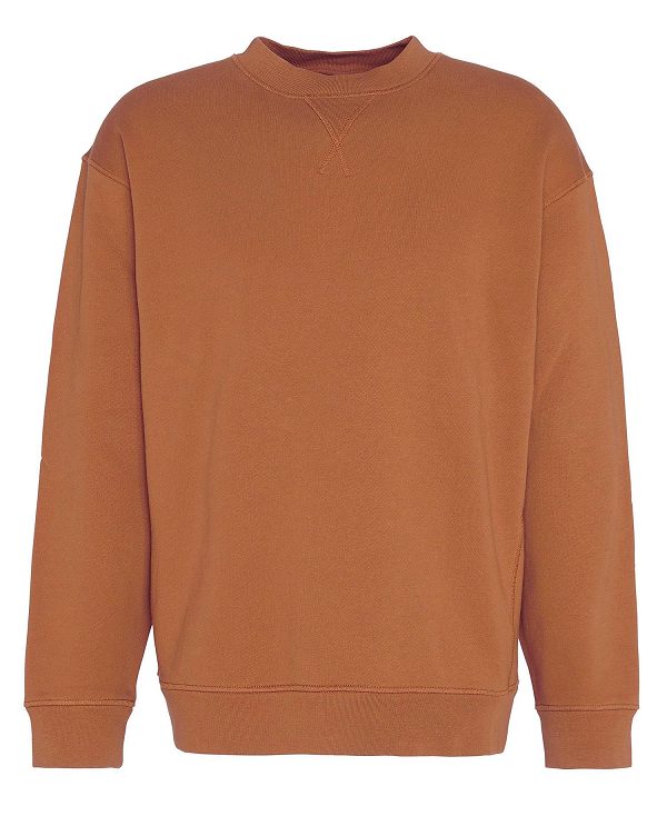 Barbour Mosely Oversized Sweatshirt Brune | BABO88492