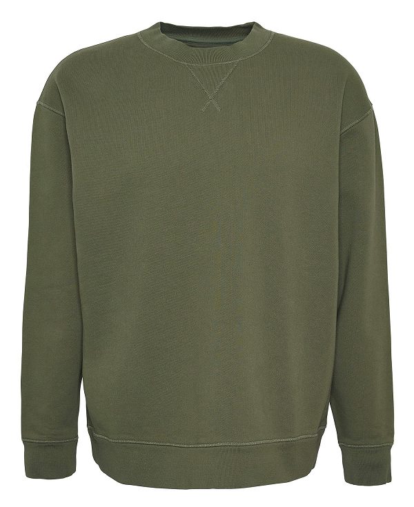 Barbour Mosely Oversized Sweatshirt Olivengrøn | BABO88449