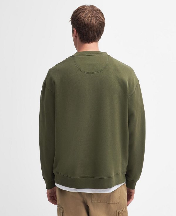 Barbour Mosely Oversized Sweatshirt Olivengrøn | BABO88449