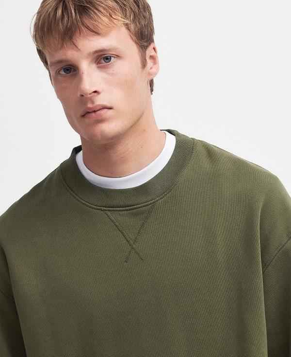 Barbour Mosely Oversized Sweatshirt Olivengrøn | BABO88449