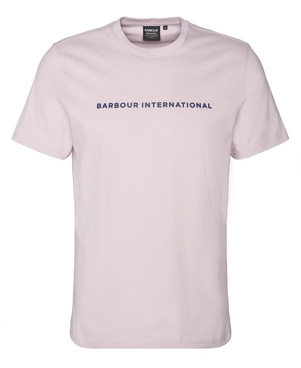 Barbour Motored T-shirt Lyserød | BABO88330