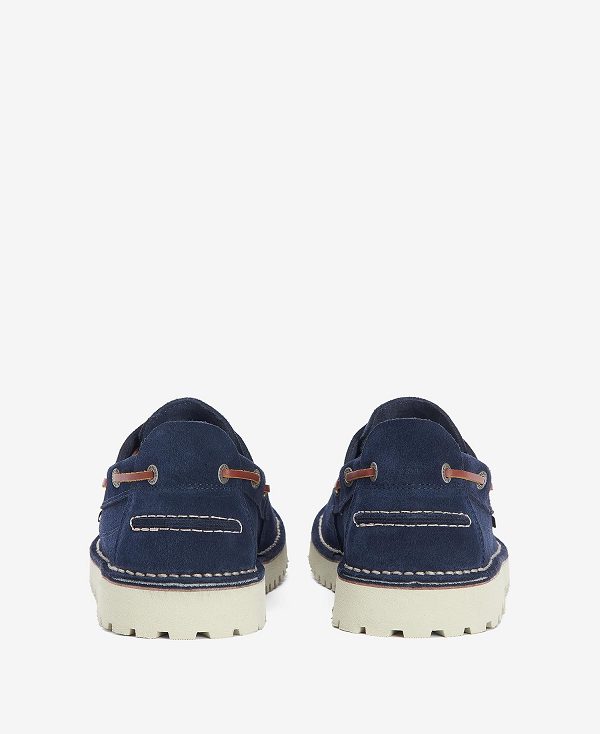 Barbour Mousa Boat Shoes Mørkeblå | BABO88902