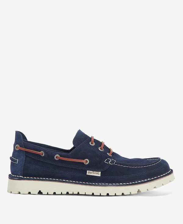 Barbour Mousa Boat Shoes Mørkeblå | BABO88902