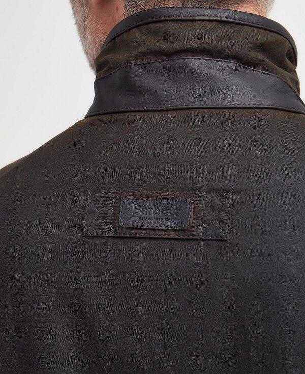 Barbour Mowden Waxed Jacket Olivengrøn | BABO87205