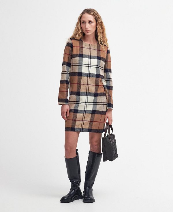 Barbour Nancy Tartan Mini Dress Tartan | BABO89637