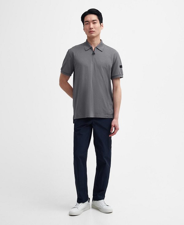 Barbour Nara Pique Polo Shirt Grå | BABO88077