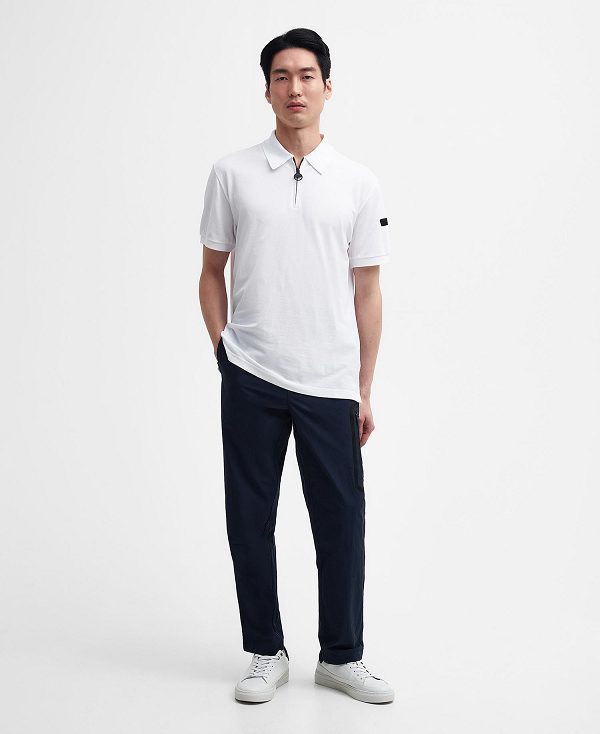 Barbour Nara Pique Polo Shirt Hvide | BABO88115