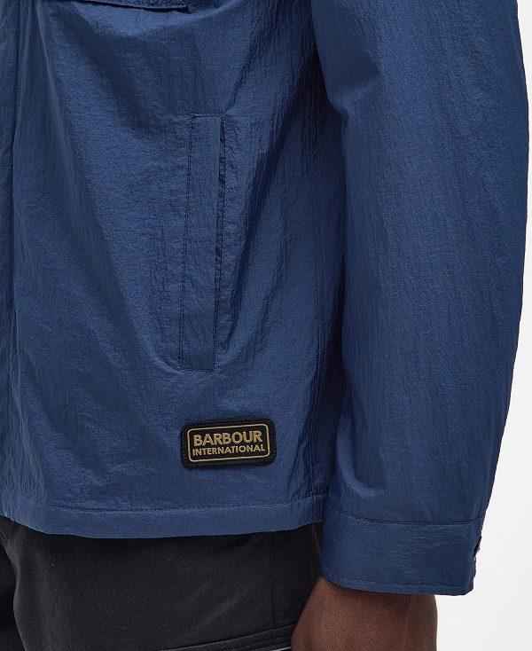 Barbour Neale Overshirt Mørkeblå | BABO87471