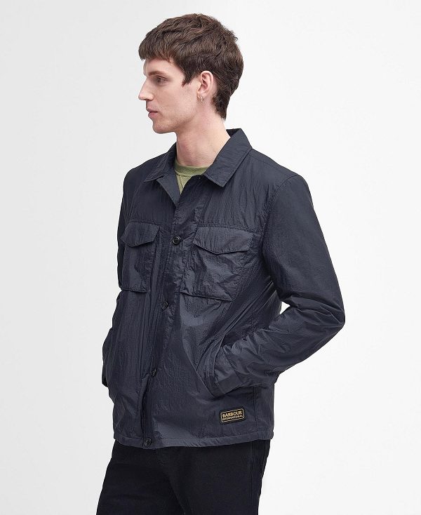 Barbour Neale Overshirt Mørkeblå | BABO87472