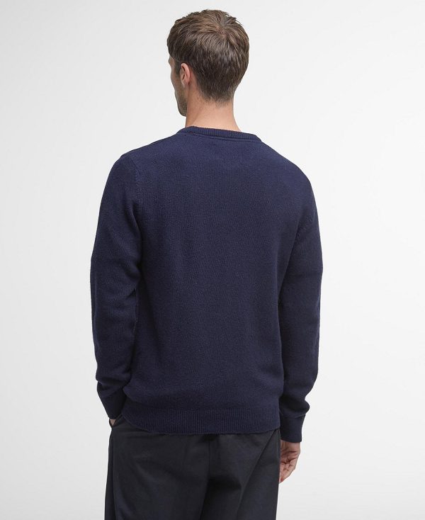 Barbour Nelson Essential Sweatshirt Mørkeblå | BABO88523