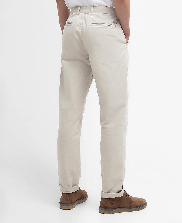 Barbour Neuston Essential Chinos Hvide | BABO88758