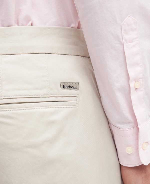 Barbour Neuston Essential Chinos Hvide | BABO88767