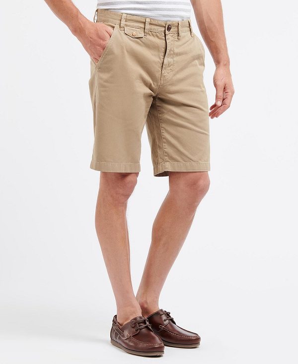 Barbour Neuston Twill Short Brune | BABO88753