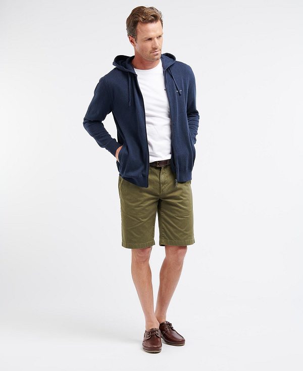 Barbour Neuston Twill Short Mørkegrøn | BABO88740