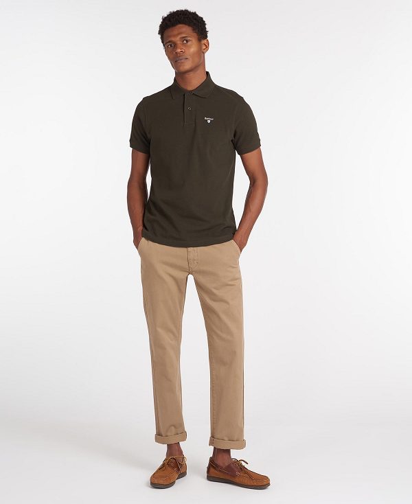 Barbour Neuston Twill Trousers Mørkeblå | BABO88754