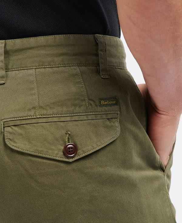 Barbour Neuston Twill Trousers Mørkegrøn | BABO88752