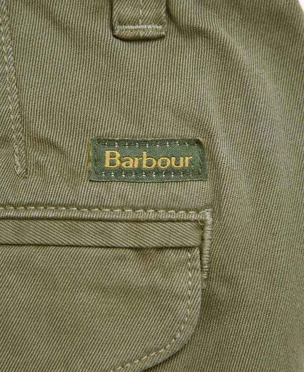 Barbour Neuston Twill Trousers Mørkegrøn | BABO88752