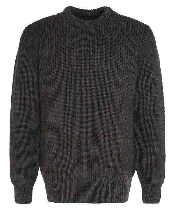 Barbour New Tyne Crew Neck Jumper Grøn | BABO88666