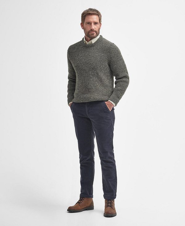 Barbour New Tyne Jumper Dyb Grå | BABO88552