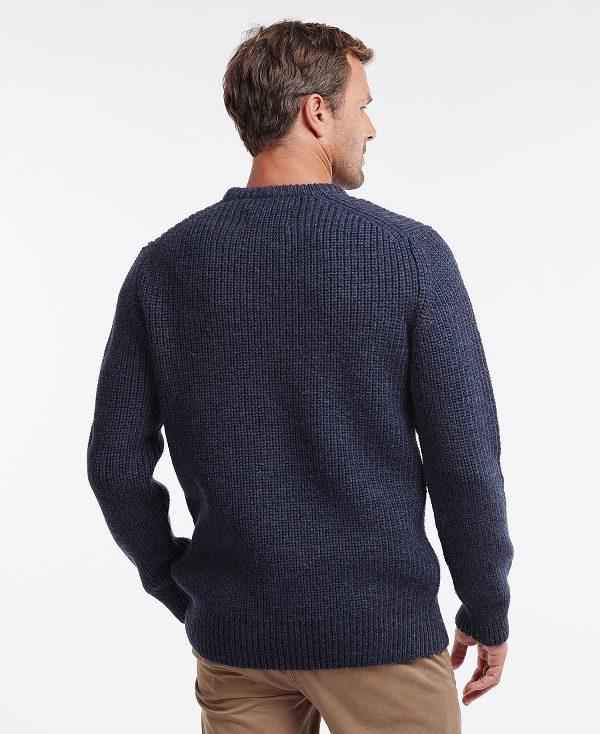 Barbour New Tyne Jumper Mørkeblå | BABO88553