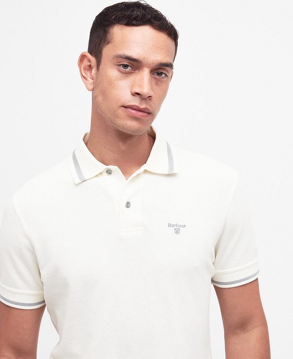 Barbour Newbridge Polo Shirt Hvide | BABO88147