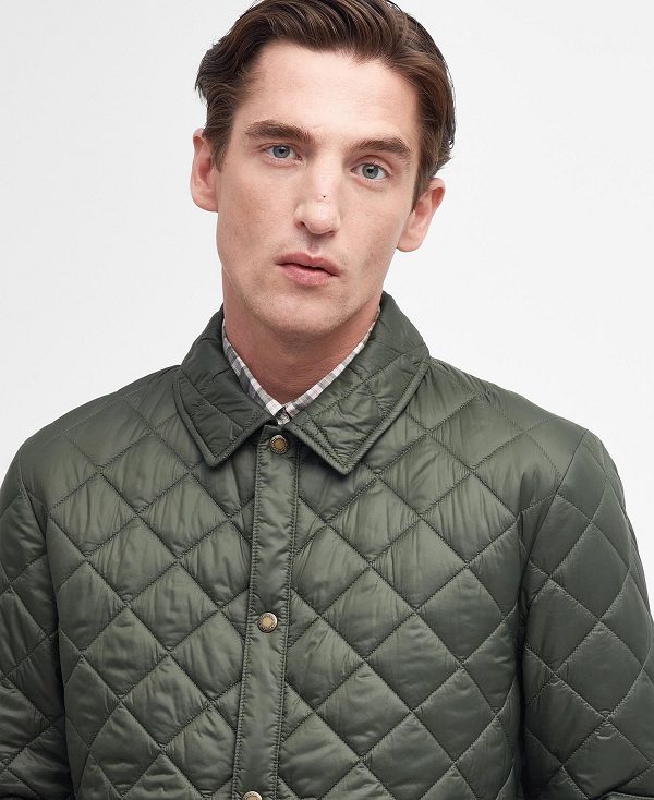 Barbour Newton Quilted Jacket Mørkeblå | BABO87330