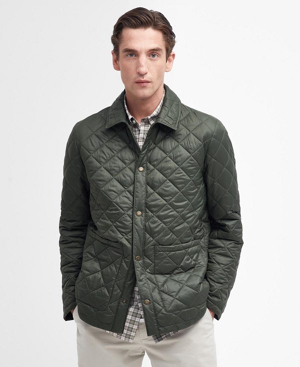 Barbour Newton Quilted Jacket Mørkeblå | BABO87330