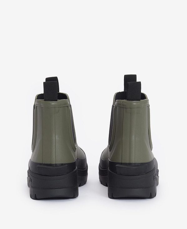 Barbour Nimbus Ankle Wellingtons Olivengrøn Sort | BABO89935