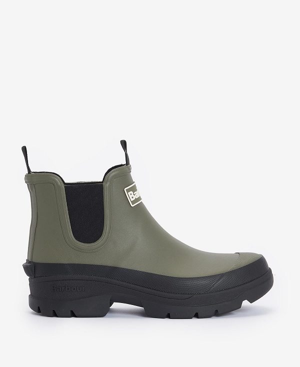 Barbour Nimbus Ankle Wellingtons Olivengrøn Sort | BABO89935