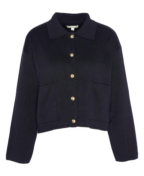 Barbour Noelle Cardigan Sort | BABO89749