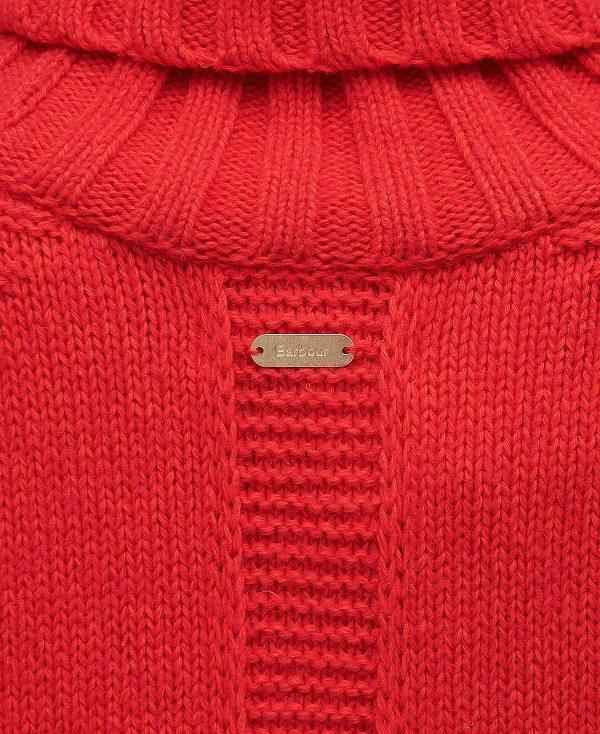 Barbour Norma Knitted Jumper Rød | BABO89676