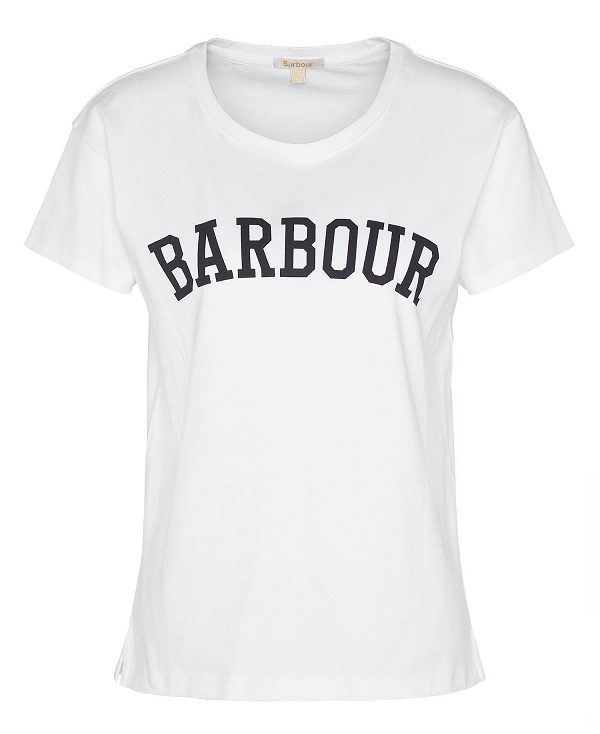 Barbour Northumberland Classic T-shirt Hvide | BABO89573