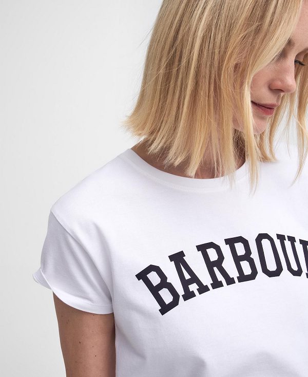 Barbour Northumberland Classic T-shirt Hvide | BABO89573