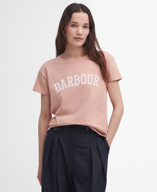 Barbour Northumberland Classic T-shirt Lyserød | BABO89579