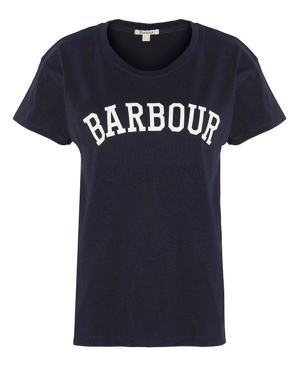 Barbour Northumberland Classic T-shirt Mørkeblå | BABO89580