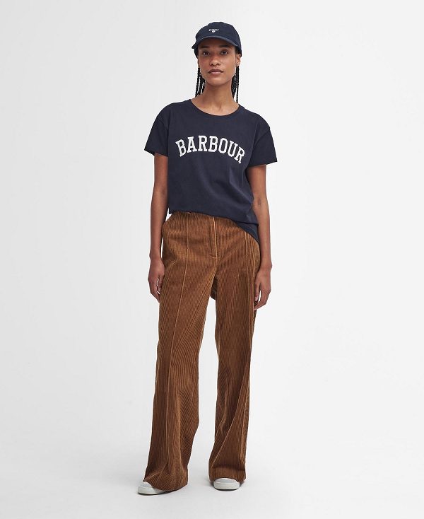 Barbour Northumberland Classic T-shirt Mørkeblå | BABO89580