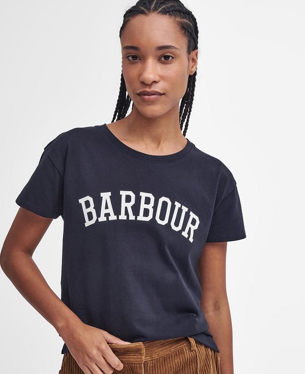 Barbour Northumberland Classic T-shirt Mørkeblå | BABO89580