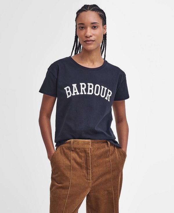 Barbour Northumberland Classic T-shirt Mørkeblå | BABO89580