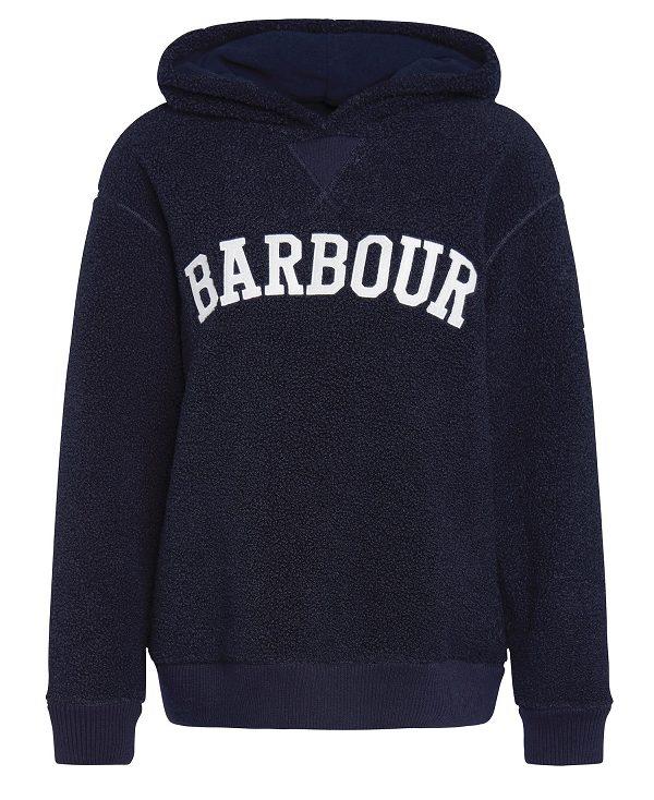 Barbour Northumberland Fleece Hoodie Mørkeblå | BABO89790