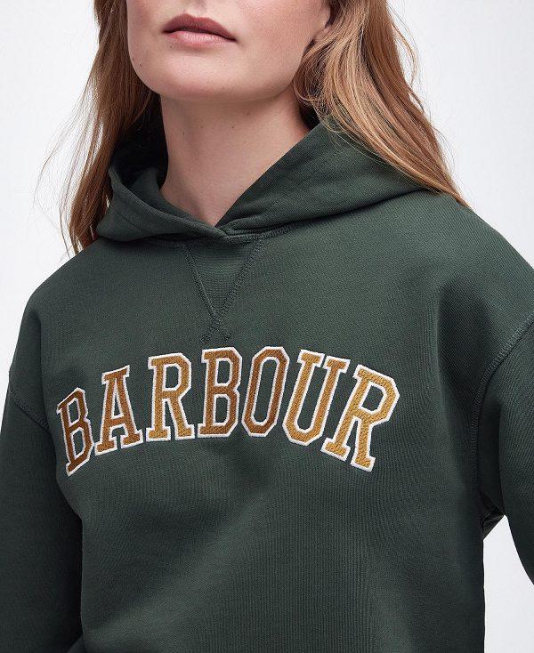 Barbour Northumberland Hoodie Grøn | BABO89787