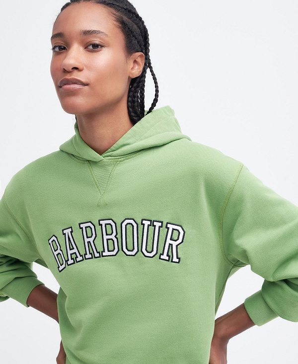 Barbour Northumberland Hoodie Grøn | BABO89794