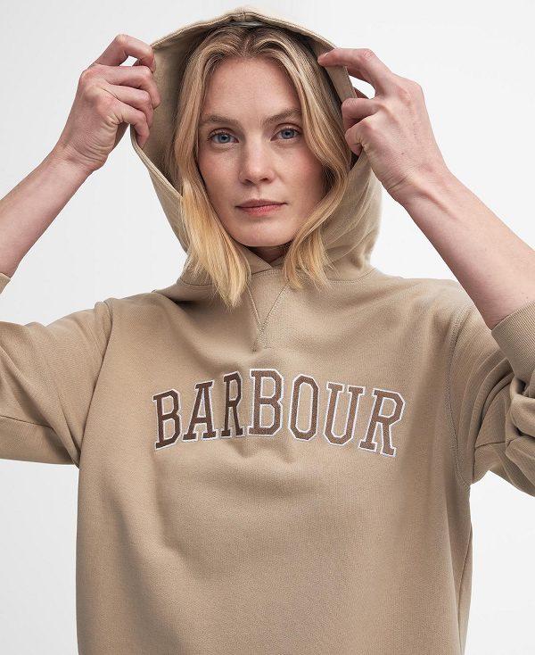 Barbour Northumberland Hoodie Hvide | BABO89809