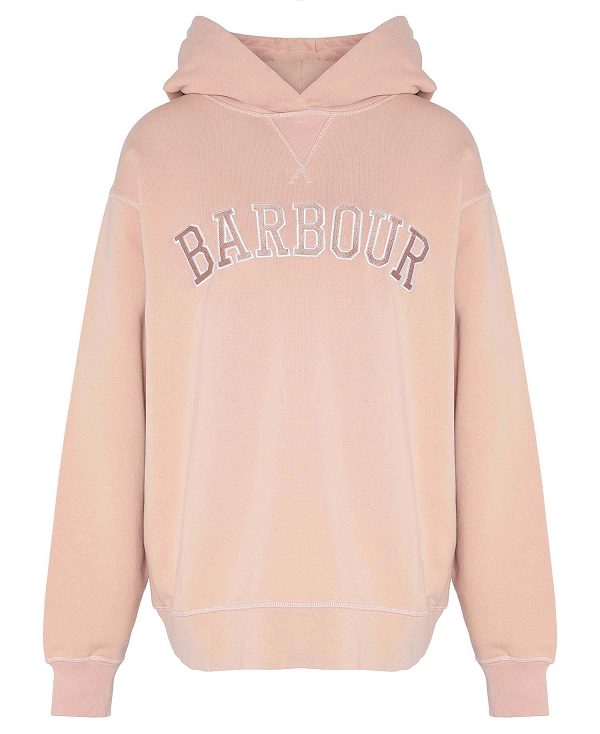 Barbour Northumberland Hoodie Lyserød | BABO89811