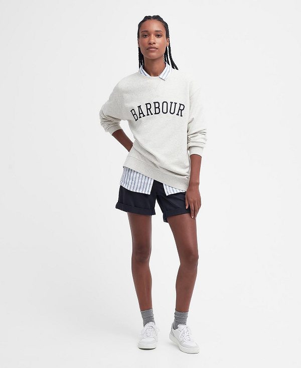 Barbour Northumberland Sweatshirt Grå | BABO89795