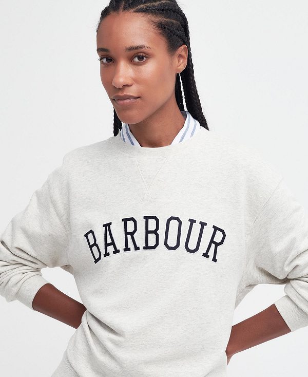 Barbour Northumberland Sweatshirt Grå | BABO89795